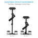 Flycam 3000 Handheld Camera Stabilizer with Body Pod & Arm Brace