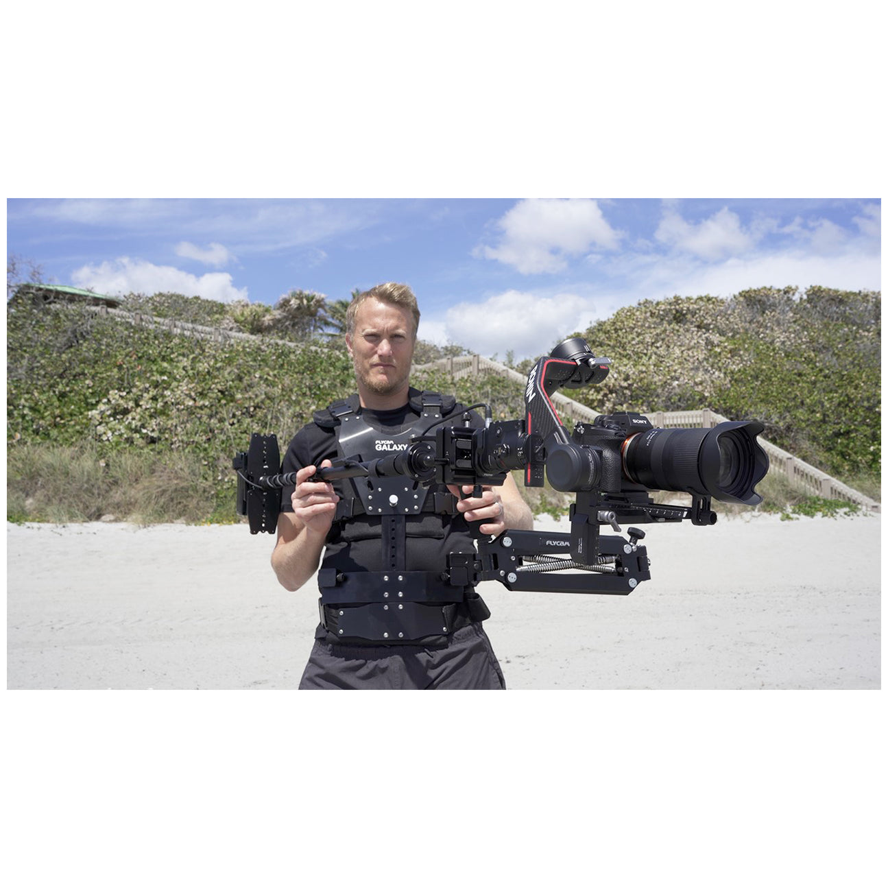 Flycam Galaxy Arm & Vest with Redking Video Camera Stabilizer — Proaim.ca