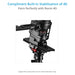 Flycam Quick Release Swivel Adapter for DJI Ronin 4D Camera | for Vista & Galaxy Stabilizing Arm