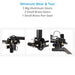 PROAIM Spin-3 (3-Axis) Motorized Pan Tilt Head for Camera Jib Crane, Payload- 15kg/33lb