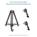 Proaim 100mm Camera Tripod Stand with Tripod Shoes