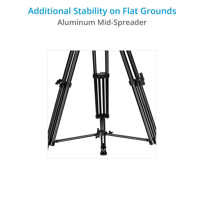 Proaim 100mm Camera Tripod Stand with Tripod Shoes