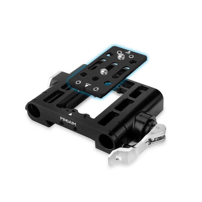 Proaim 19mm Studio Quick Release Bridgeplate for RED ARRI Heavy Camera Setups