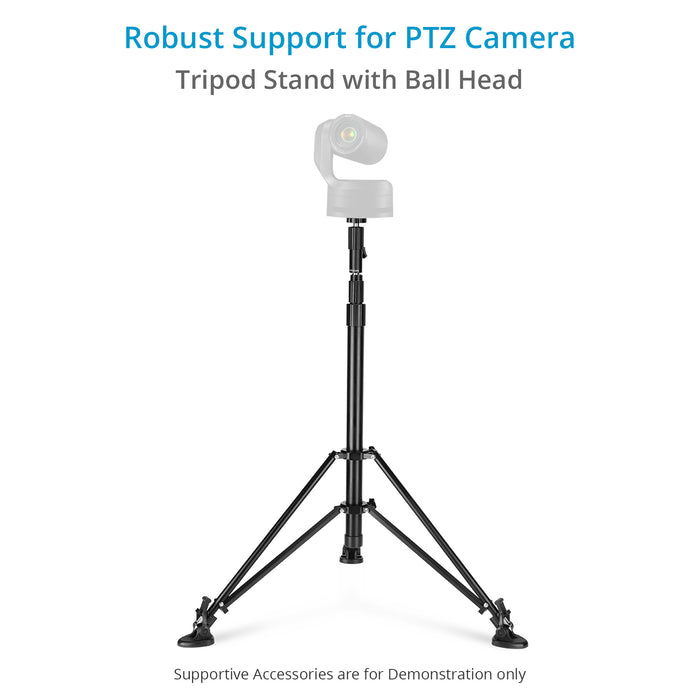 Proaim 3-Stage PTZ Camera Support Stand w 5/8” Baby Pin & Ball Head