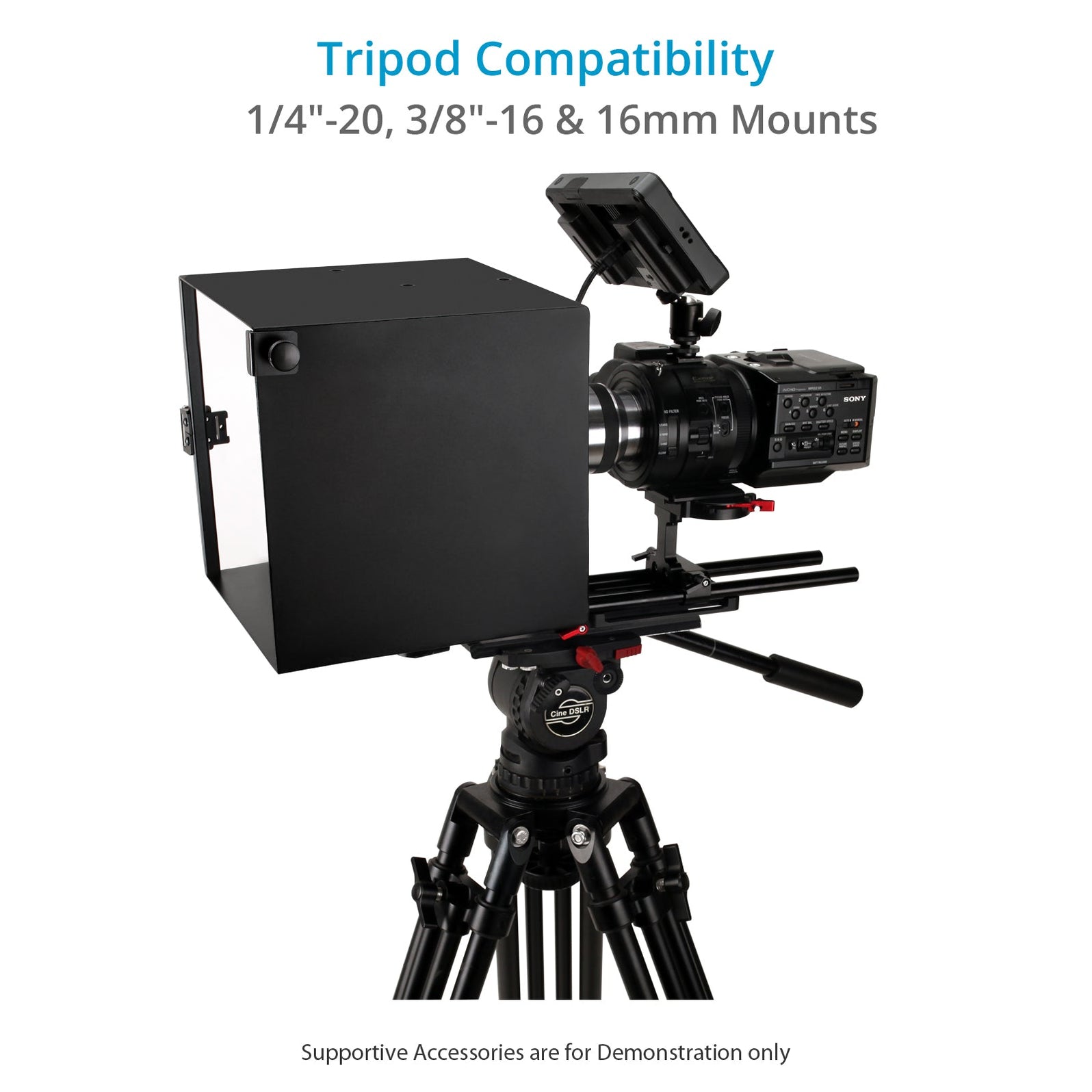 Proaim Universal BiPrompter iPad/Camera Teleprompter Kit for Filming