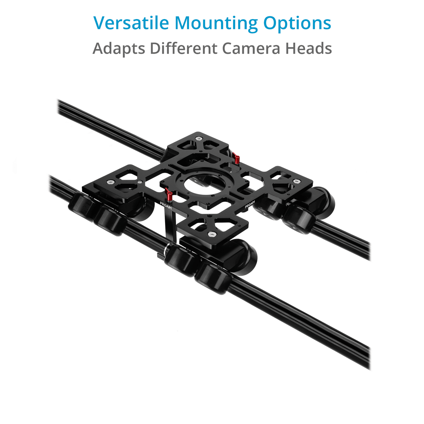 Proaim Breeza Pro Camera Dolly w Track Mitchell, 75mm, 100mm Bowl Mo