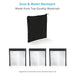 Proaim Cube 4 Pouches Set – 3x Clear Pouch (6.5 x 6.5") & Padded Pouch (8.5 x 9") for Camera Accessories