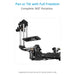 Proaim Explorer Pan Tilt Head for Camera Jib Crane, 8kg/17.6lb Payload