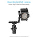 Proaim Folding Camera Gimbal Tripod Head for Telephoto Lenses | For Photographers