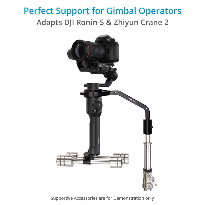 Proaim Gimbal-Brace Mount for DJI Ronin-S, Zhiyun Crane 2 & Steadycam Arm Vest