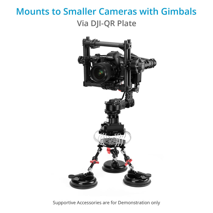 Proaim Iso-Grip Vibration Isolator Car Camera Suction Mount for Small Gimbals