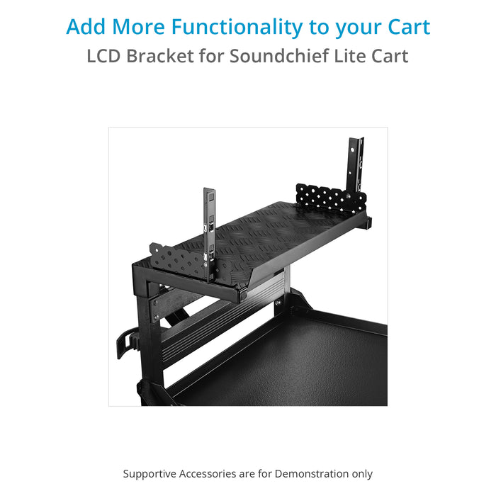 Proaim LCD Brackets for Soundchief Lite Cart | For Mounting Monitor & Sound System