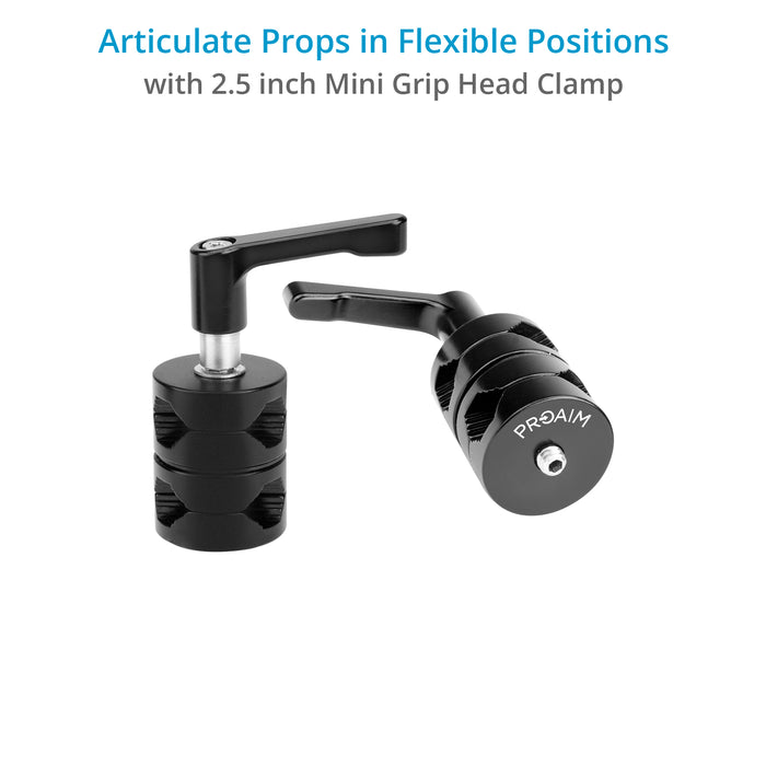 Proaim Mini Grip Kit for Tabletop Photography / Videography | Max. Height: 1.6 Feet