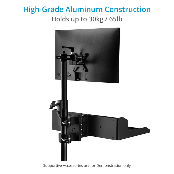 Proaim Monitor Mount for C-Stands & Light Stands | Payload: 30kg / 65lb