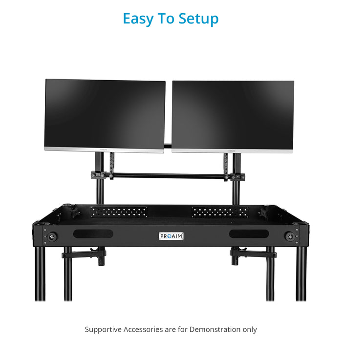 Proaim Multi-Monitor VESA Mount System for Camera Production Cart | 75mm/100mm