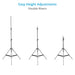 Proaim Ninja 5/8” Double Riser Baby Stand For Lights & Studio Photography| Max. Height: 9.3 Feet