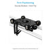 Proaim Polaris Mini Portable Video Camera Dolly w Universal Track Ends | Mitchell & 75mm Bowl Mount