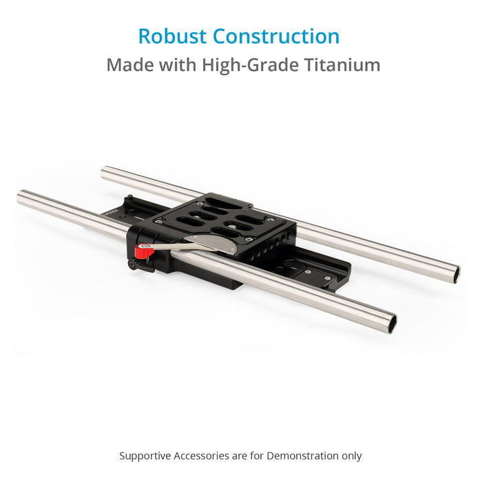Proaim Rigrods 15mm Titanium Support Rods for Camera Rigs | 9", 15", 18" Pair