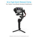 Proaim SnapRig Arca-Type Quick Release Clamp for DJI RS/RSC & ZHIYUN CRANE 2S/WEEBILL-S Series Camera Gimbal