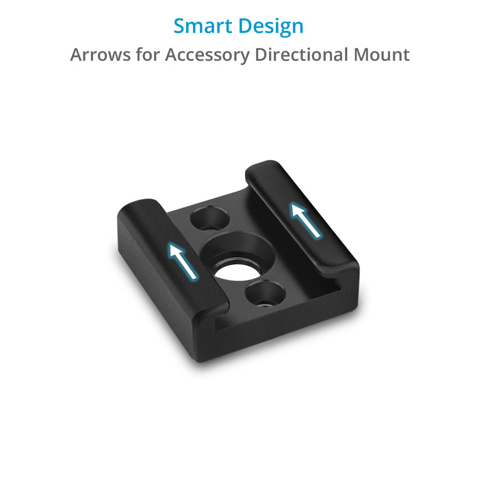 Proaim SnapRig 2 x Cold Shoe Mount Adapter for Camera & Rigs. CS225