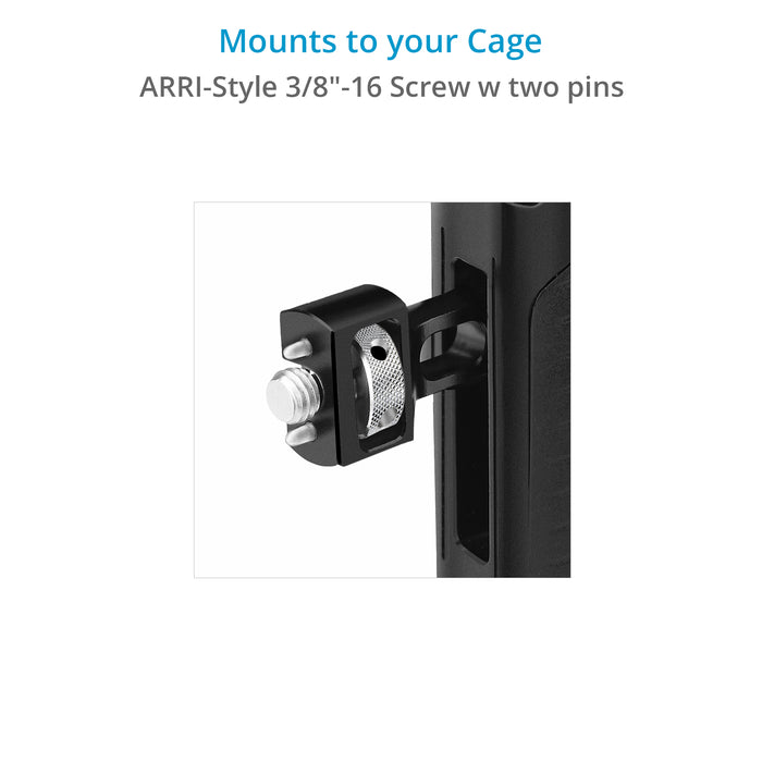Proaim SnapRig Mini Side Handle (ARRI-2 pin Mount) for Camera Cage Rigs. ASHM247