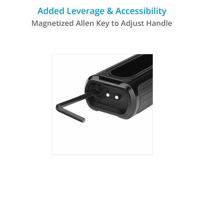 Proaim SnapRig Side Handle (ARRI-2 pin Mount) for Camera Cage Rigs. ASH242