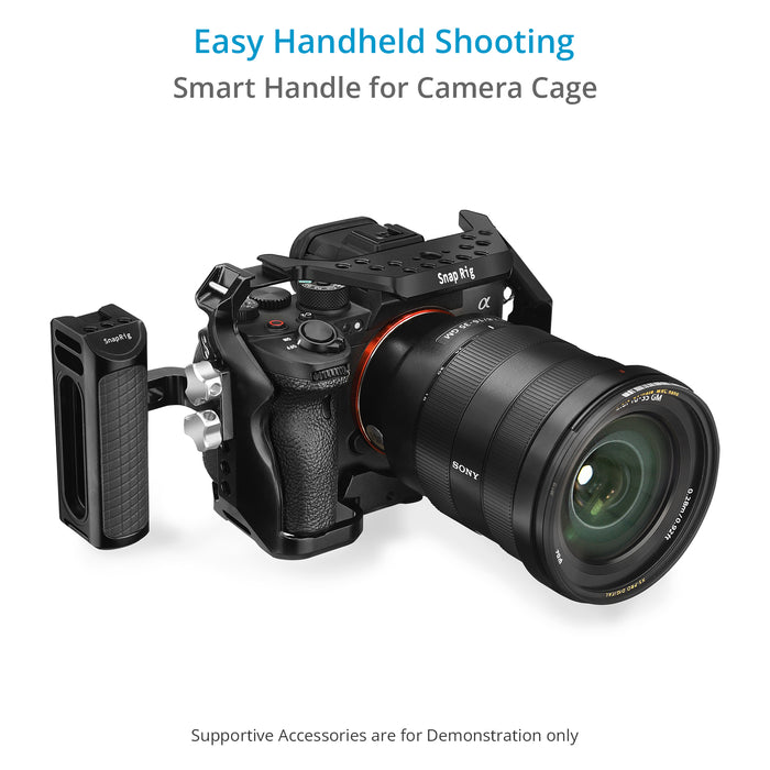 Proaim SnapRig Universal Side Handle (1/4”-20 Mount) for Camera Cage Rigs. ASH241