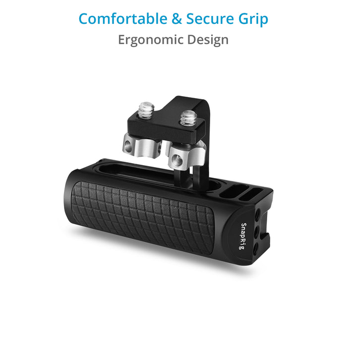 Proaim SnapRig Universal Side Handle (1/4”-20 Mount) for Camera Cage Rigs. ASH241