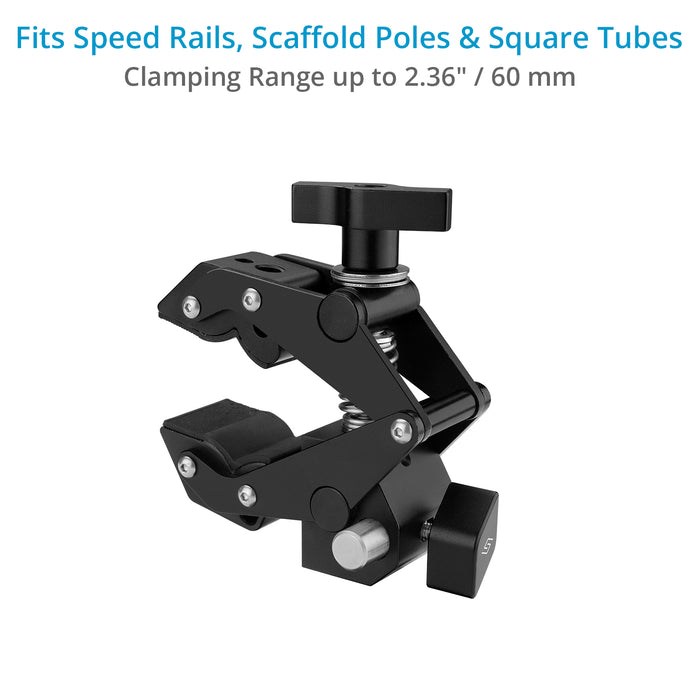 Proaim Snaprig Universal Clamp with 5/8" Socket | Fits 60mm Speed Rails/Scaffold Tubes