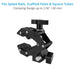 Proaim Snaprig Universal Clamp with 5/8" Socket | Fits 60mm Speed Rails/Scaffold Tubes