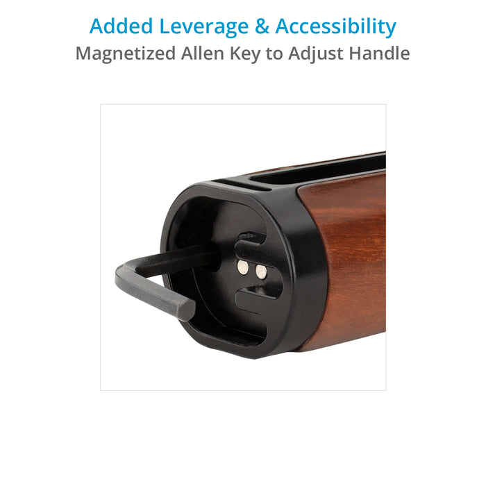 Proaim Snaprig Wood Mini Side Handle (1/4”-20 Screw Mount) WSH-01