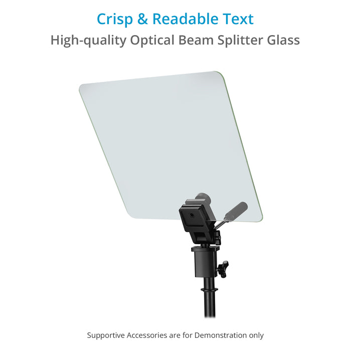 Proaim Speechify Presidential Teleprompter | Fits 10″ to 24″ Tablets, Laptops & Monitors