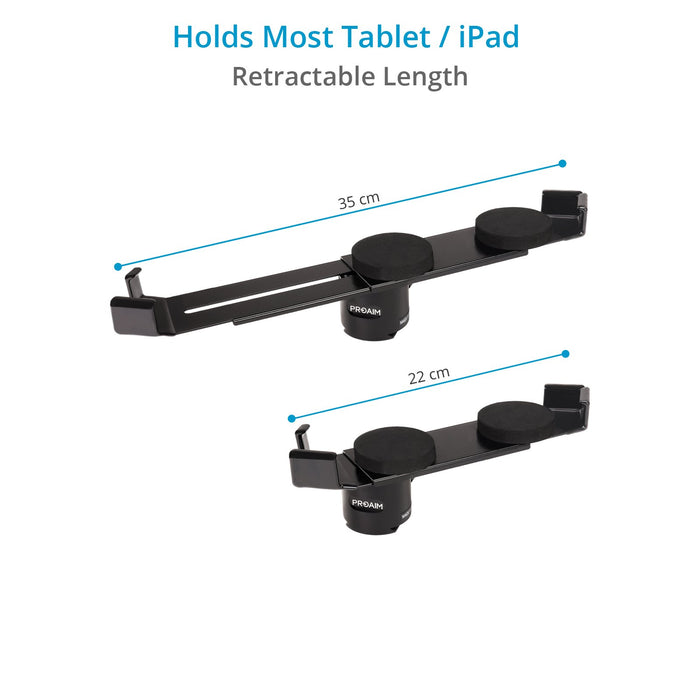 Proaim Universal iPad/Tablet Mounting Bracket, 22-35cm / 8.6-13.8”