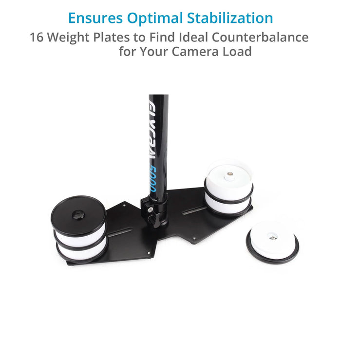 Flycam 5000 Handheld Camera Stabilizer with Body Pod & Arm Brace
