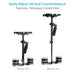Flycam DSLR Nano Handheld Steadycam with Complimentary- Quick Release Adapter Plate