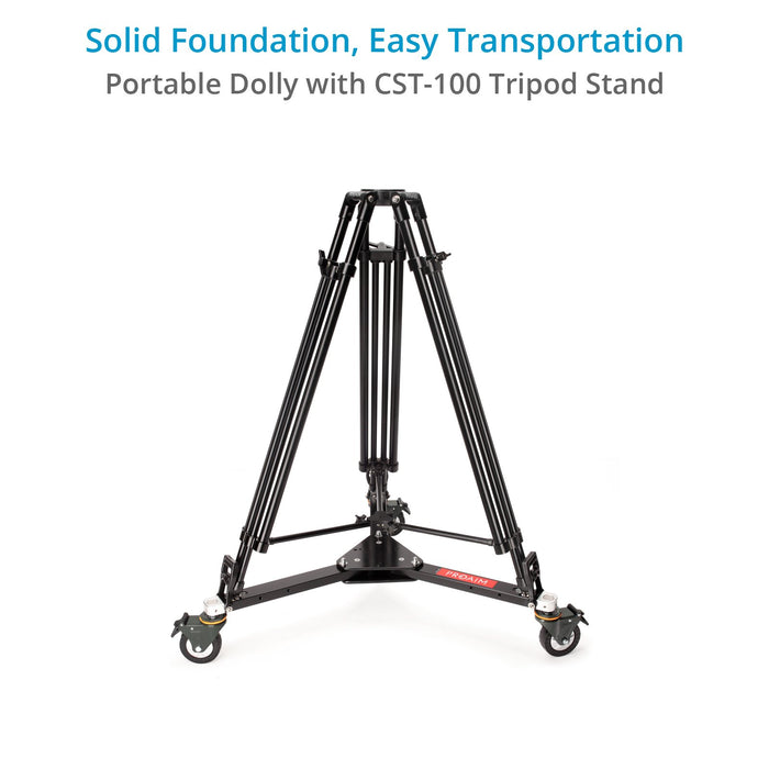 Proaim 10' Wave-2 Camera Jib Crane, Pan Tilt, Dolly Stand | Gimbal Compatible