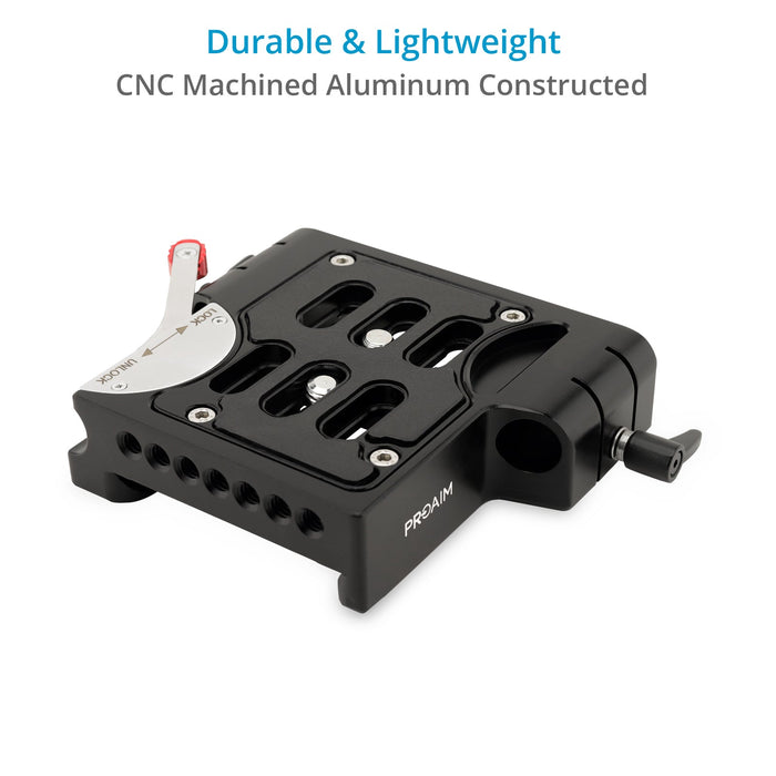 Proaim 15mm Quick Release Camera Base Plate (ARRI Standard)