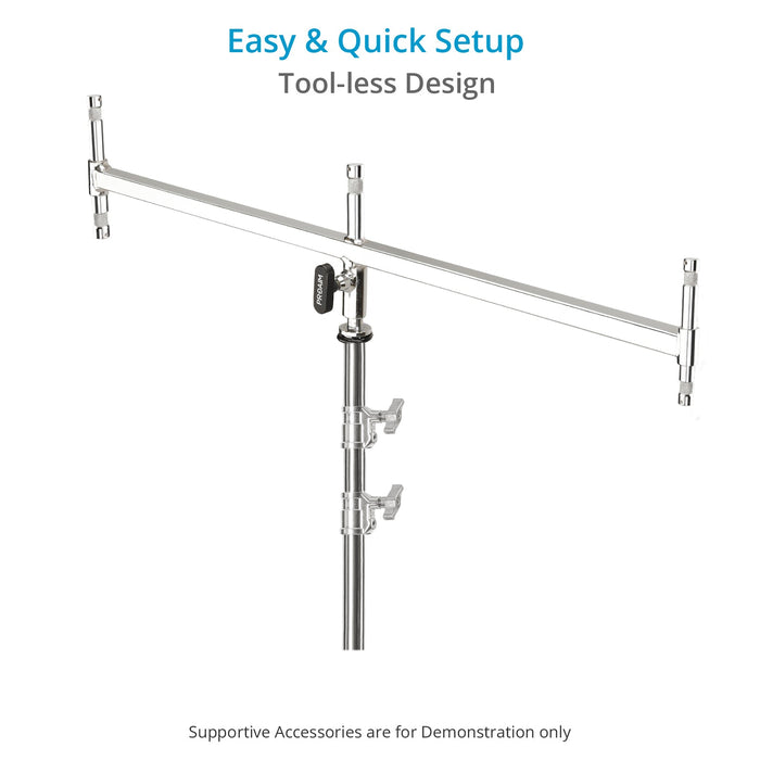 Proaim Linkon 5/8" Triple Header for Lights & Lighting Accessories