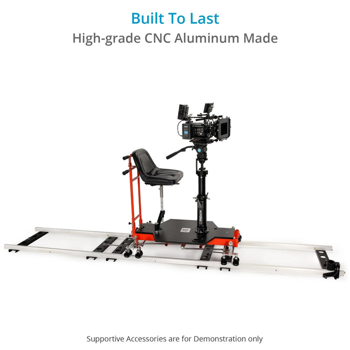 Proaim Stream 16ft Track for Heavy Camera Dolly & Crane, 2200 lb Payload